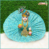 Coton Plain Firozi Laddu Gopal Poshak